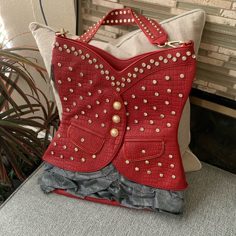 Vest shaped fashion bag